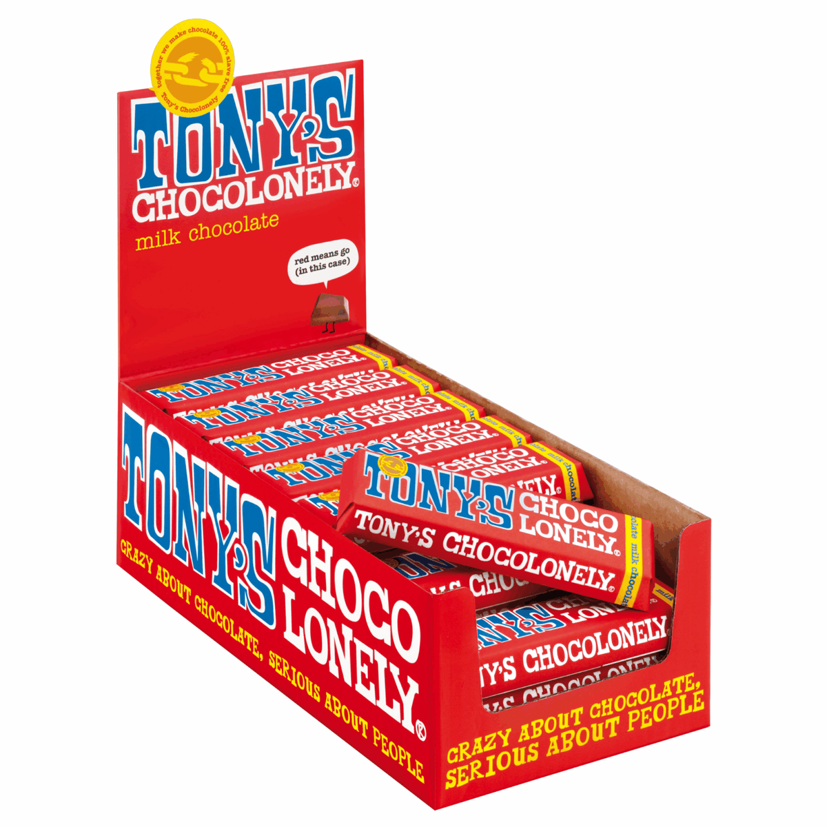 Czekolada mleczna Tony's Chocolonely (35x 50gr)