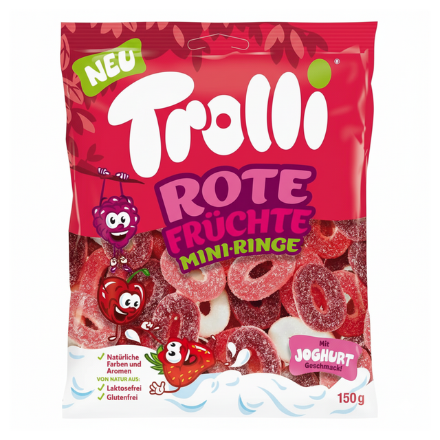 Minitorebka Trolli z czerwonymi owocami (15x 200g)