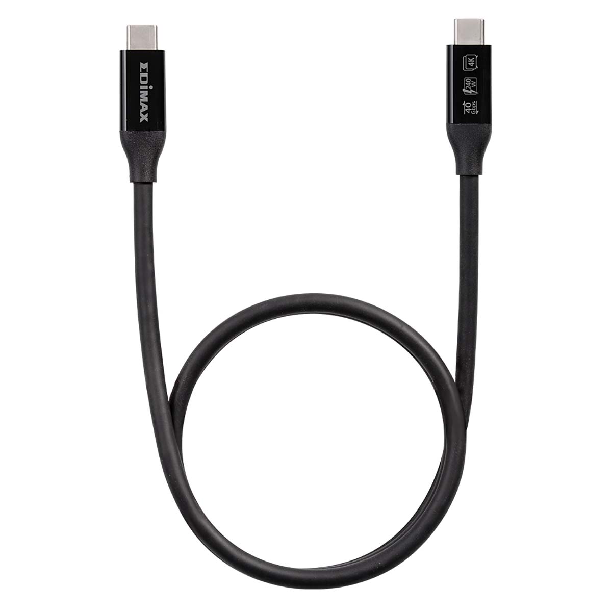 Kabel Edimax USB4 Thunderbolt3, 40g, ok.5m, typ c na typ c - uc4-005tb