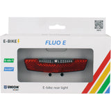 Lampka tylna Qibbel Union do roweru elektrycznego 80mm fluo e 6-48v