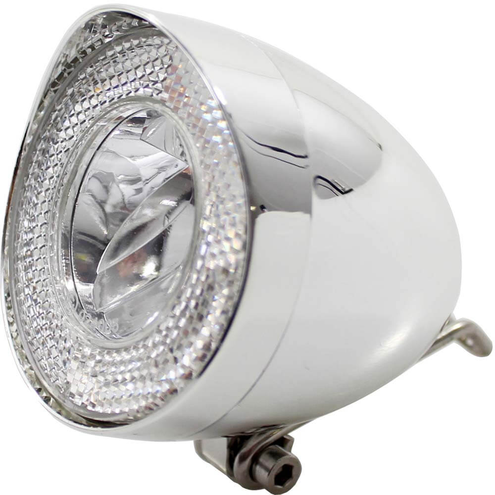 Union Reflektor przedni UN-4930 Retro na dynamo 40 luksów, chrom