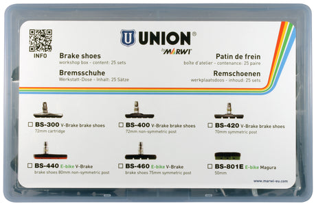 Zestaw klocków hamulcowych Marwi Union bs-460 v-brake 75mm (25szt)