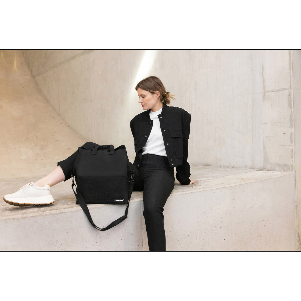 Torba miejska Dutchperfect z recyklingu, 22 l, czarna