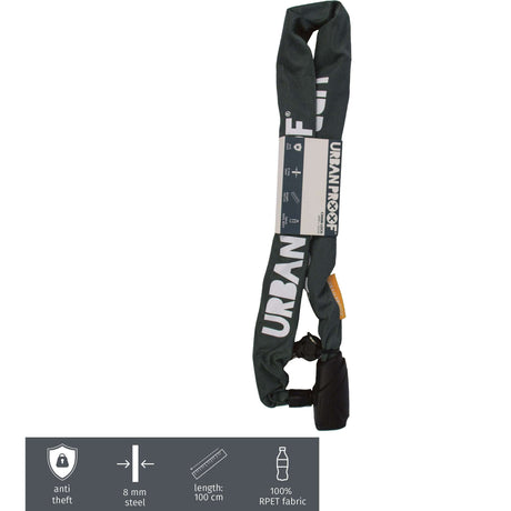UrbanProof łańcuchowa blokada 8 mm*100 cm zieleni