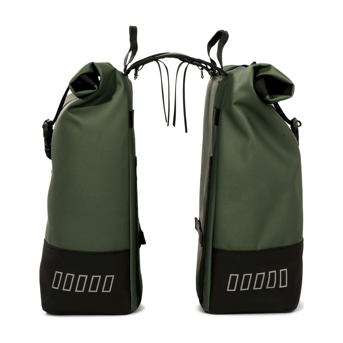 Torba Urbanproof podwójna zwijana recyklingowa 38l zielona