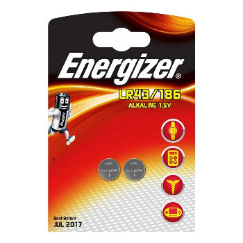 Energizer alkaliczny LR43 186 blister 2 sztuki