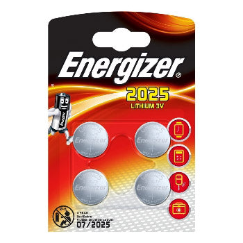 Baterie komórek litowych Energizer 3V (CR2025) 4 sztuki