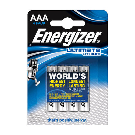 Energizer Ultimate Lit fr03 aaa blister 4 sztuki