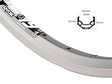 RYDE VELG 26 CALE 559 ZAC19 SREBRNY Zostanie boku 32 otwory