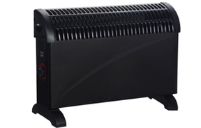 Volteno convectorverwarmingstoestel met luchttoevoer 2000w zwart