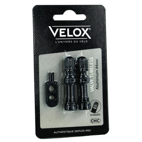 Zawór Velox bezdętkowy 44mm av aluminium (2szt)