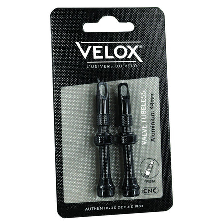 Zawór Velox tubeless presta 60mm aluminium czarny (2szt)