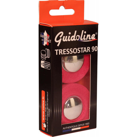 Taśma na kierownicę Velox tressostar 90 bawełniana ciemnoróżowa (2 szt.)