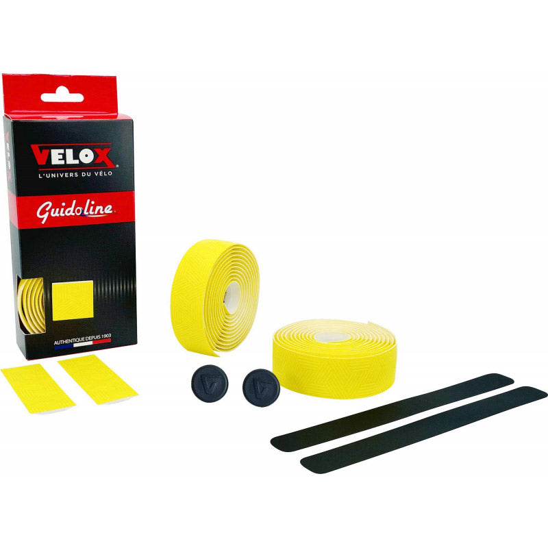 Taśma na kierownicę Velox ultragrip 2,5 żółta (2szt)