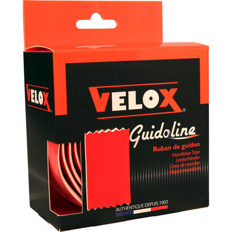 Taśma na kierownicę Velox High Grip 3,5 czerwona (2szt)