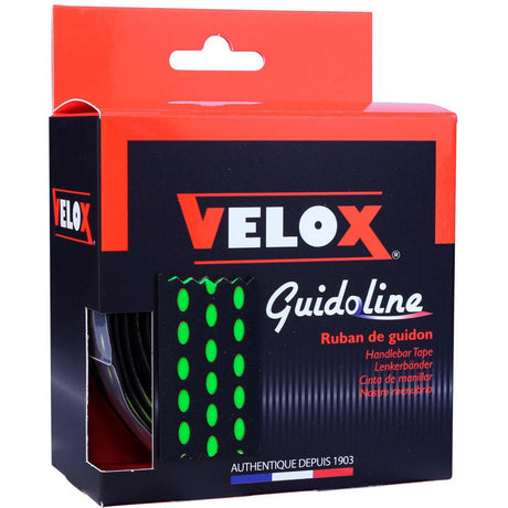 Owijka na kierownicę Velox bi-color 3.0 czarno-zielona (2 szt.)