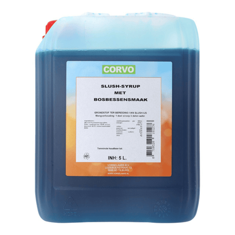 Syrop błotny Corvo z jagodami (5 litrów)