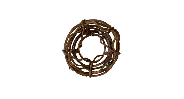 Vine wreath open 35cm natural