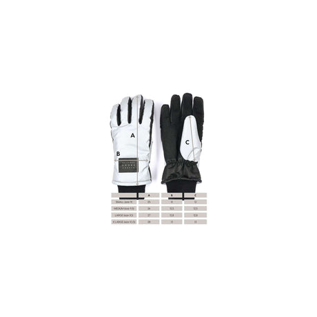 WeatherGoods Szwecja relf. Rękawiczki Luna Silver XL