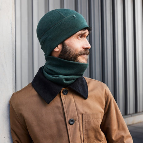 Zielony ocieplacz na szyję Weathergoods Sweden Kol Merino