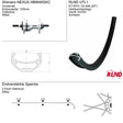 Koło przednie Roland 20 utl1 shimano im40 disc aluminium czarne