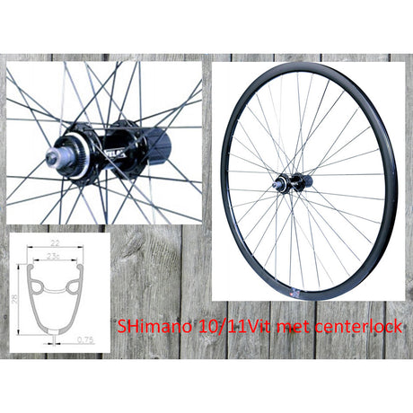 Tylne koło Velox 28 11 V QR hybrydowy dysk żwirowy Cl 135 mm