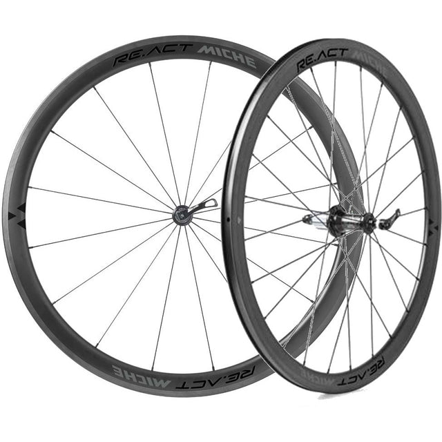 Zestaw kołowy Miche Re.act z hamulcem szczękowym Clincher, pasuje do Shimano