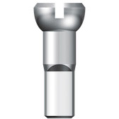 Sapim Spaak sutek 14 Polyax 14 mm srebrny mosiądz (100.)