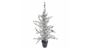 Ming pine tree in pot green white 150cm