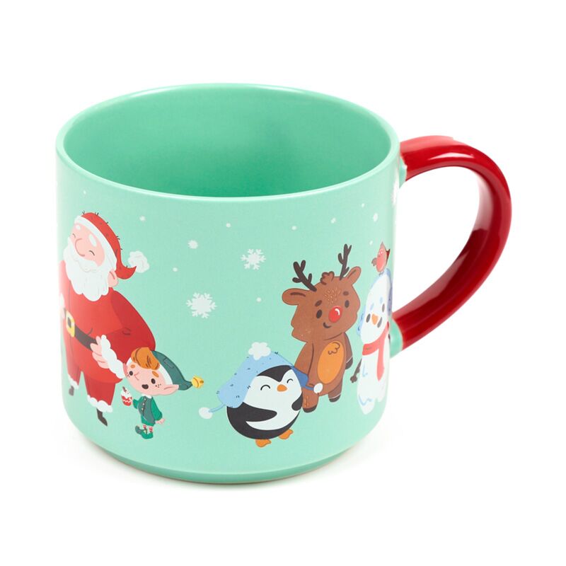Duży porcelanowy kubek Jingle Christmas