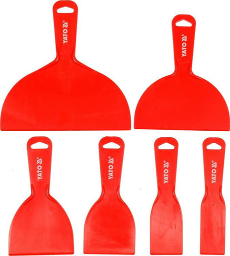 Yato schrapers spatels van kunststof kpl. 6szt.