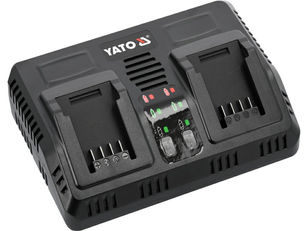 Yato dubbele lader 18v 2.2a