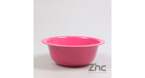 Zink plantenschaal s d24 h9 b12.5 cm telmagenta