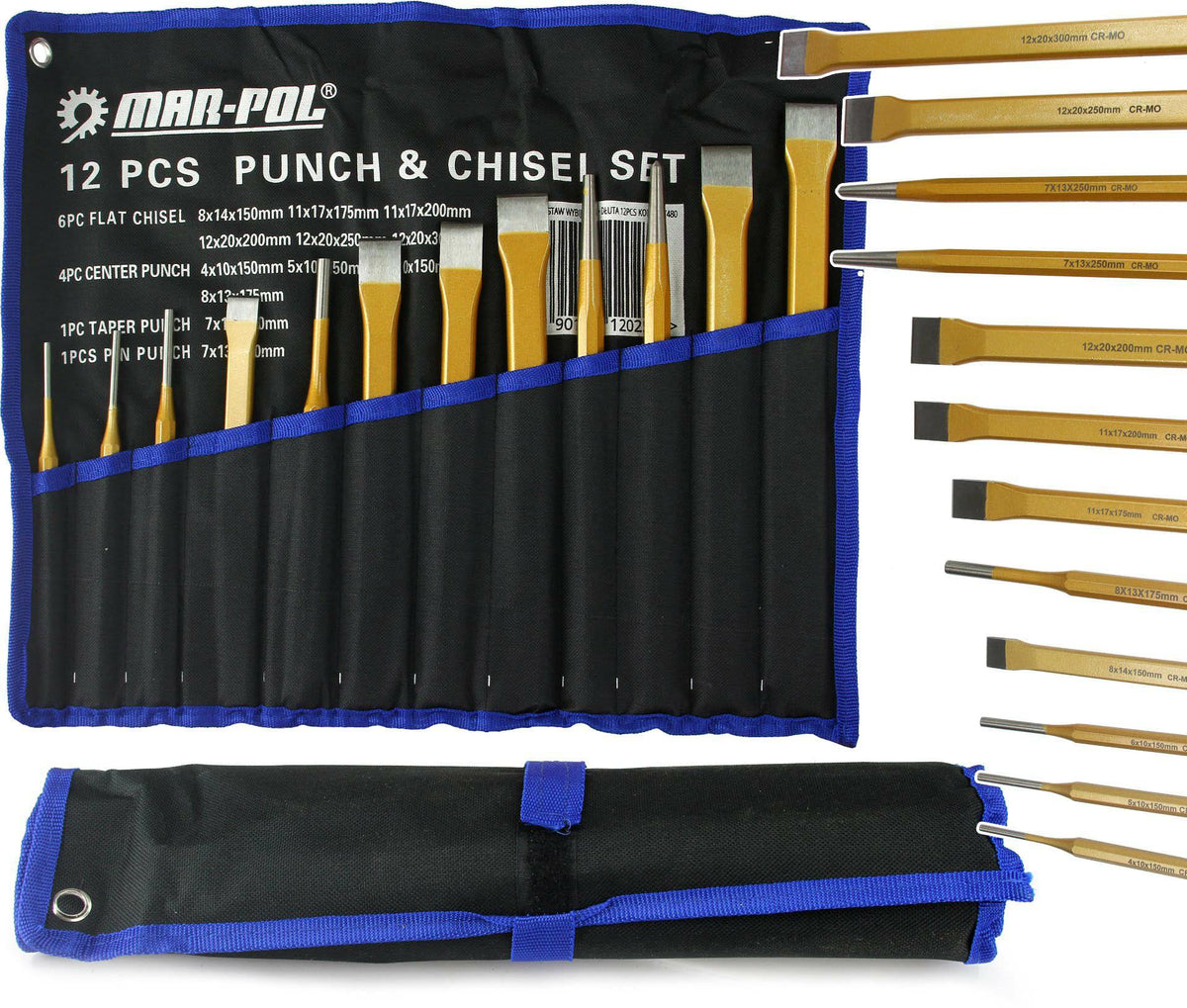 Knuckle set+cut 12szt mar-pol