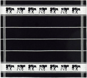 Ddddd theedoek koe zwart wit 60x65cm 6 stuks