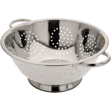 Doskonały durszlak metalowy do artykułów gospodarstwa domowego ze stali nierdzewnej ø 24 cm