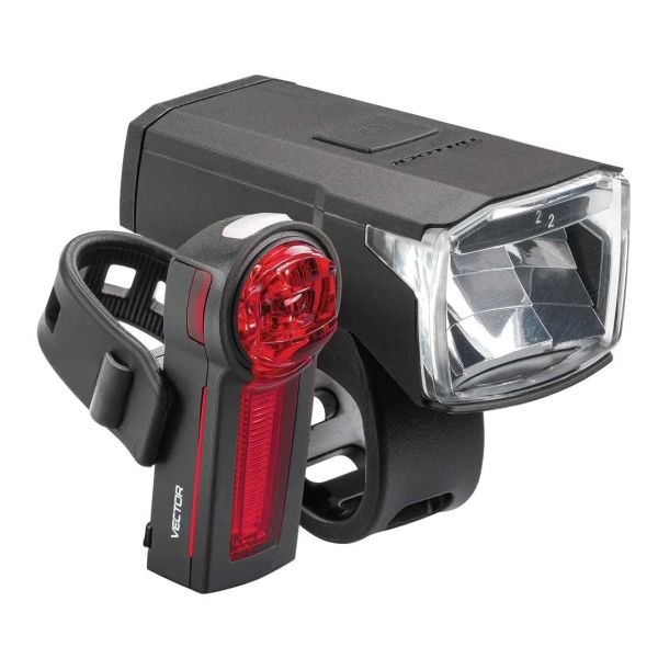 Zestaw oświetlenia Trelock ls 440 + ls 740 usb - czarny