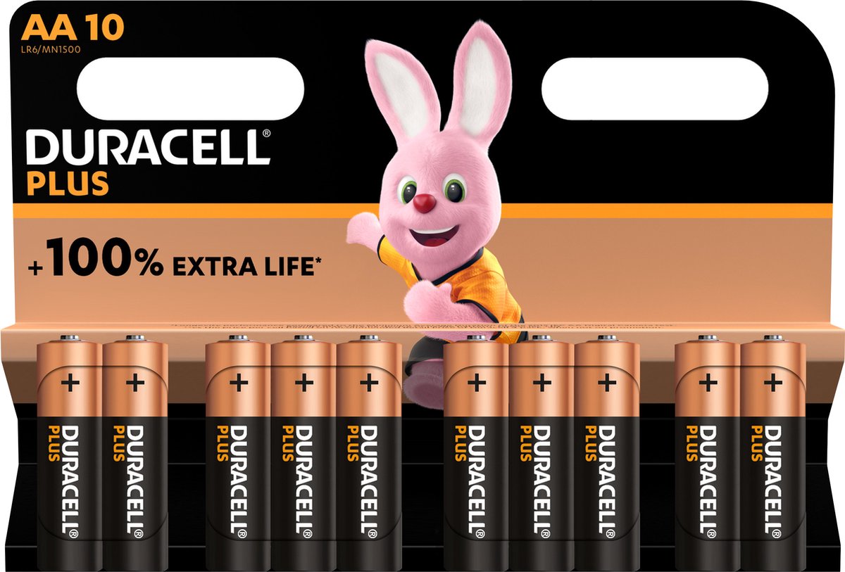 Duracell Plus Penlite Penlite LR6 AA Pack 10 sztuk