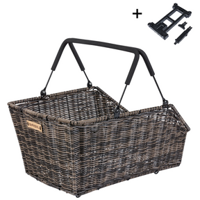 Kosz bazyliowy cento rattan wygląd brązowy (mik)