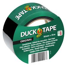 Taśma do naprawy kaczek Duck tape® czarna 50 mm x 25 m