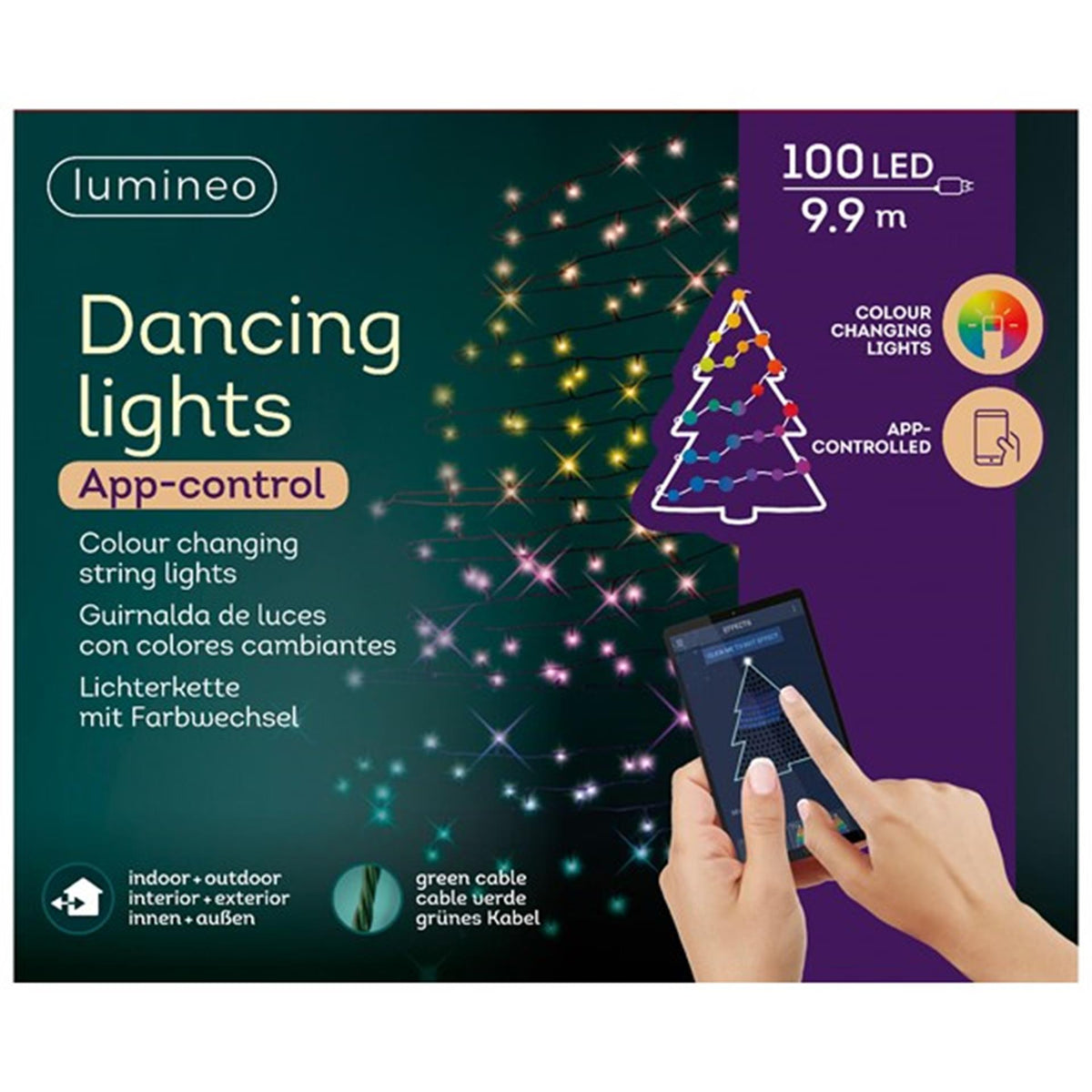 Aplikacja do sterowania lampkami choinkowymi Lumineo 100 LED