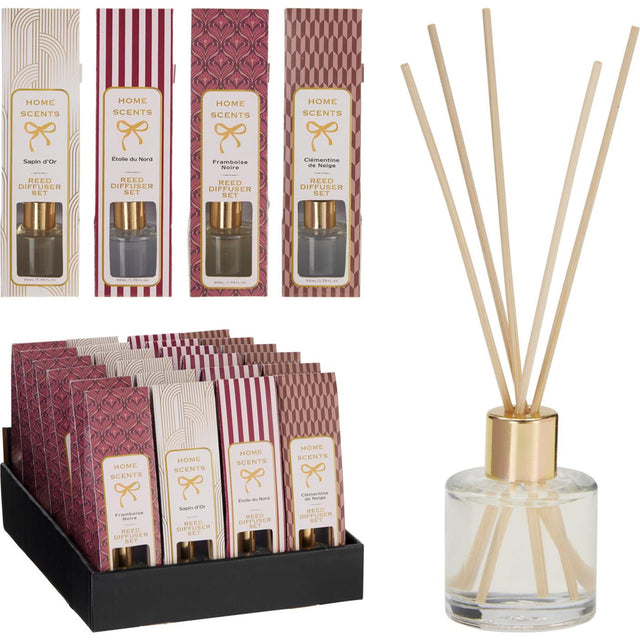 Geurset glas 50ml 4ass geuren