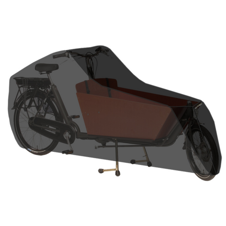 Pokrowce DS pokrywają 2 koła DS cargo cargo bike w kolorze czarnym