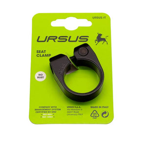 Zacisk sztycy Ursus ø34,9 mm aluminium - czarny