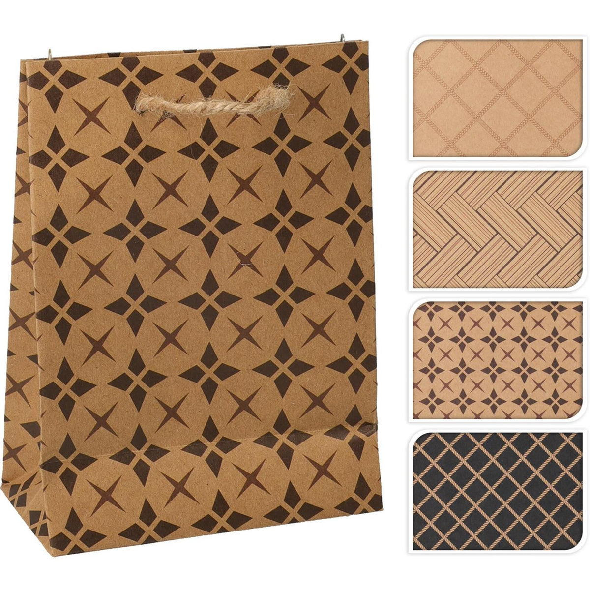 Torba prezentowa do stylizacji domu Kraft xs 4, różne kolory