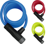 Blokada kabla spiralnego 4508k 150 8 Niebieska - Ochrona rowerów