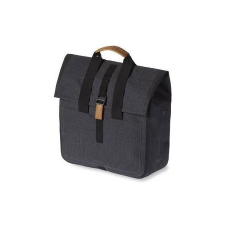 Basil Urban Dry Shopper - Wodoodporna torba rowerowa, unisex, węgiel drzewny