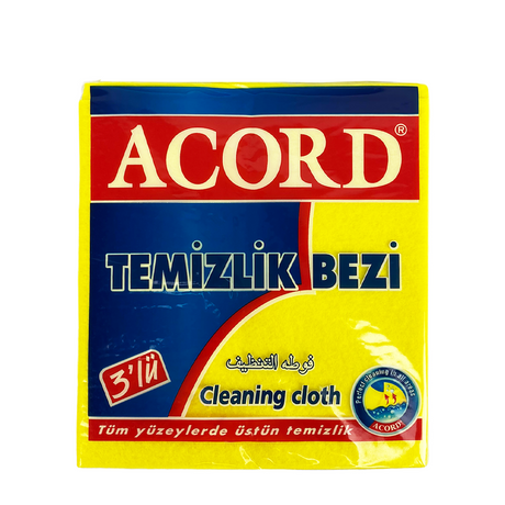 Ściereczka do czyszczenia Acord 35x38cm 3 sztuki