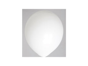 Balony Globos okrągłe białe w opakowaniu 100 szt