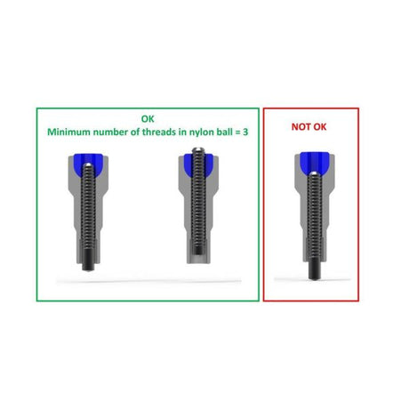 Alpina Spaak sutek z okrągłym głowicą 14G 15,0 mm 4 FG 2.3 Abs Brass Black (144 sztuki)